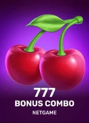 777 Bonus Combo slot game by Netgame with classic cherry symbols