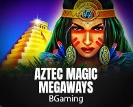 Aztec Magic Megaways slot with cascading reels and Aztec symbols