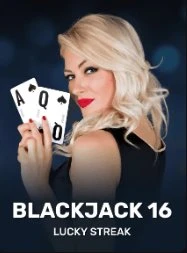 Blackjack 16 live casino game by Lucky Streak
