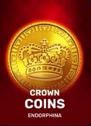 Crown Coins slot game by Endorphina with golden crown symbol