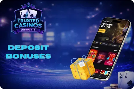 Deposit Bonuses in casino no ID