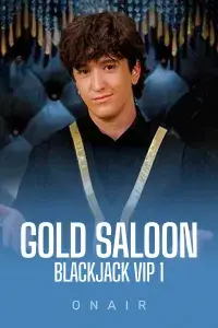 Gold Saloon Blackjack VIP live casino game
