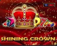 Shining Crown retro slot with golden crown and classic fruit symbols