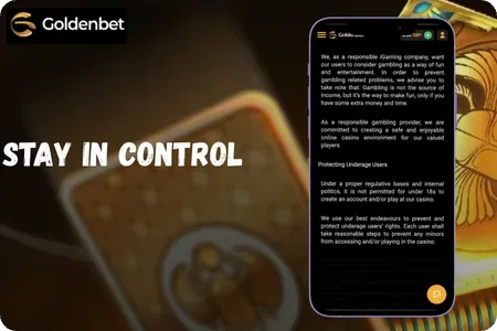Goldenbet responsible gaming tools with deposit limits and self-exclusion