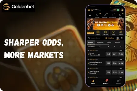 Goldenbet sportsbook with football and esports betting markets