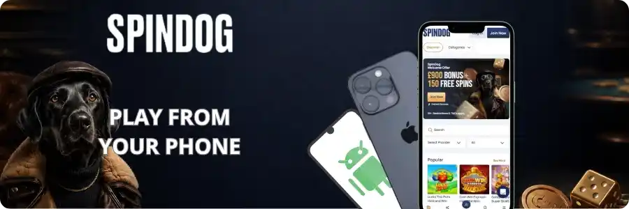 Spindog Casino mobile browser version