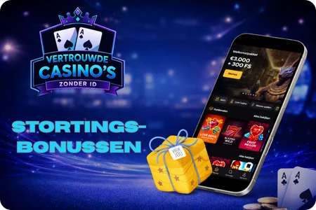 Stortingsbonussen bij een casino zonder ID controle